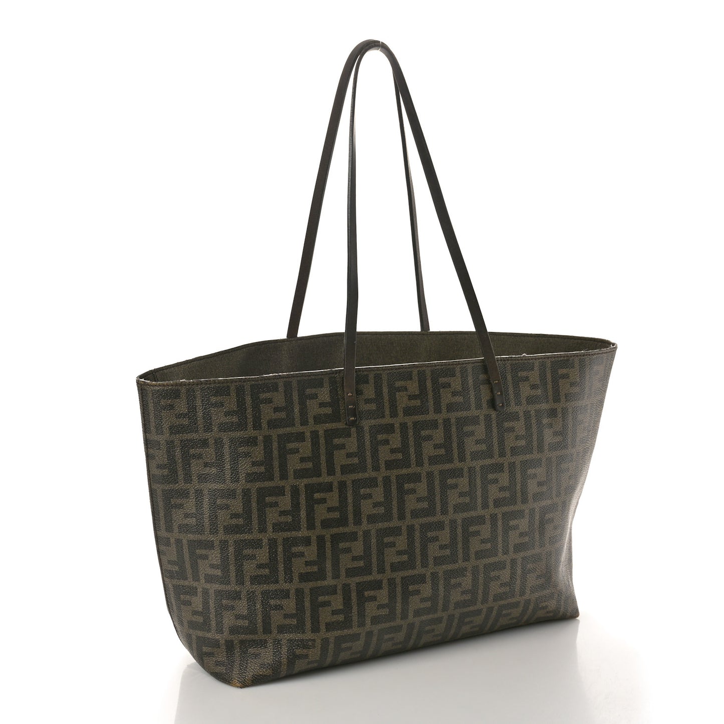 Zucca Spalmati Medium Roll Tote Tobacco Moro