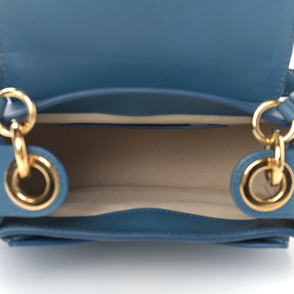 Chloe Calfskin Small Tess Bag Vinyl Blue 5 of 11
