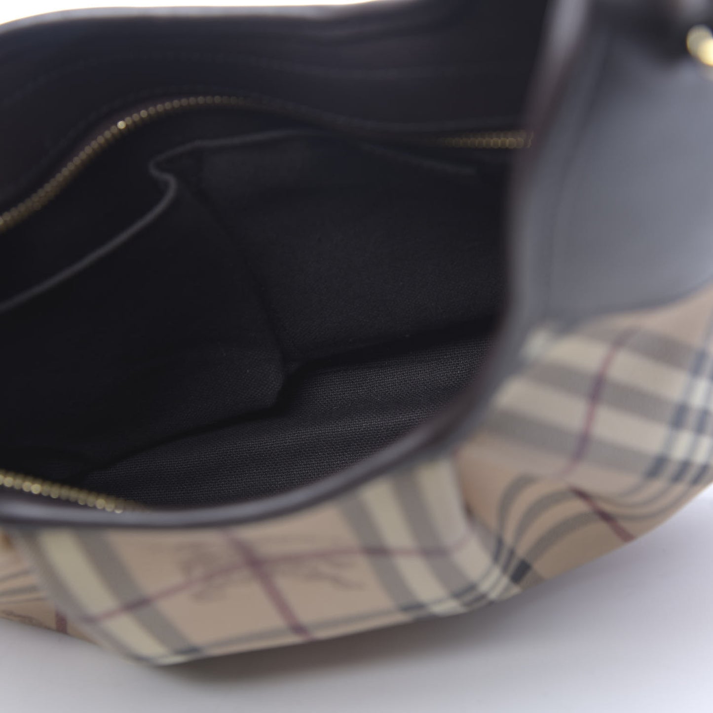 Haymarket Check Small Brooklyn Hobo Brown