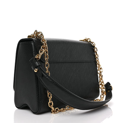 Louis Vuitton Epi Twist Shoulder Bag MM Black 3 of 9