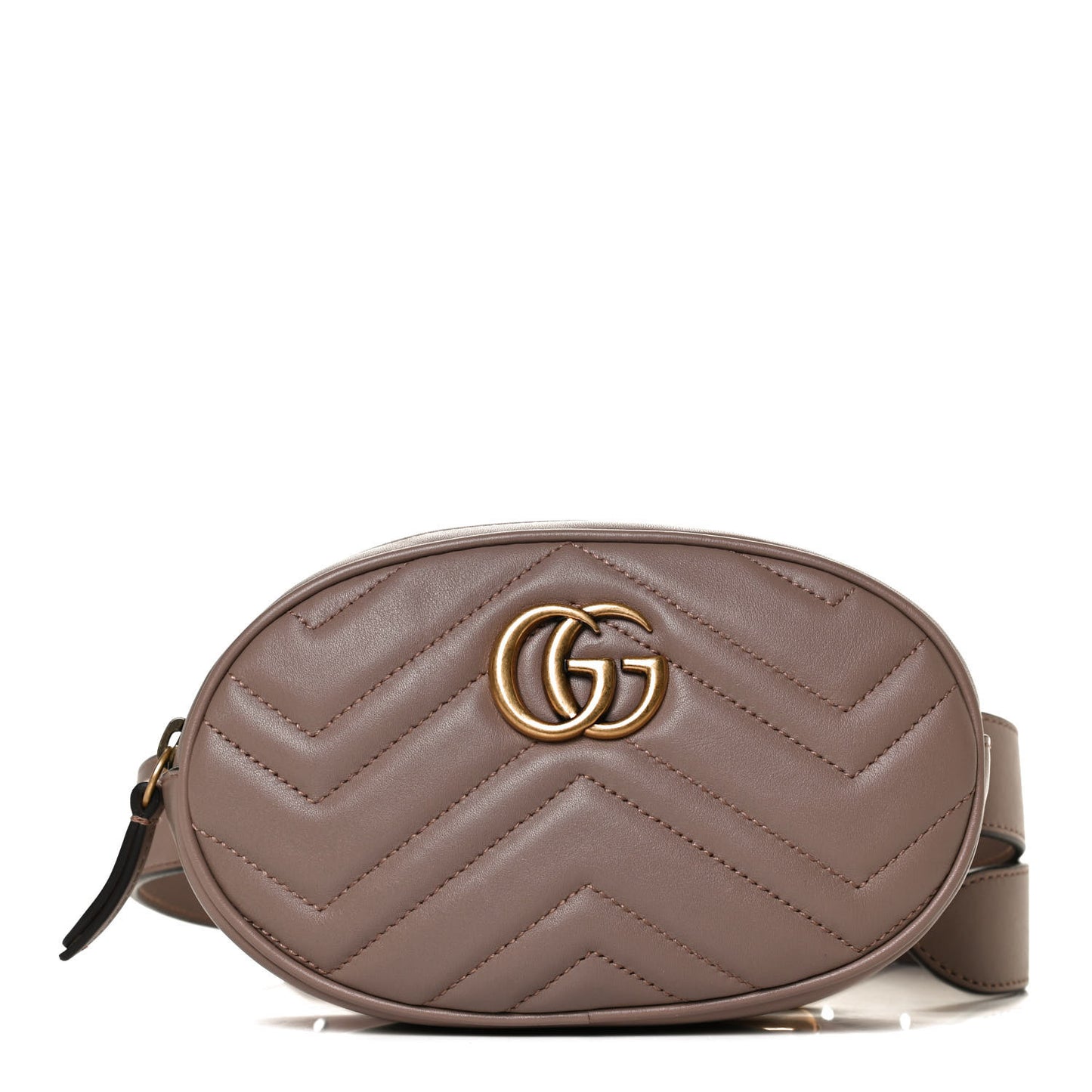 Calfskin Matelasse GG Marmont Belt Bag 85 34 Porcelain Rose