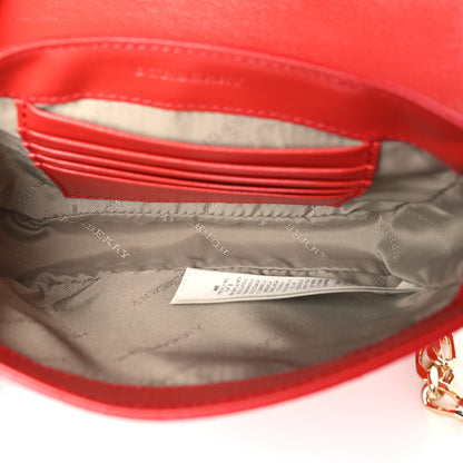 Burberry Snakeskin Mini Tassel Crossbody Bag Red 5 of 8