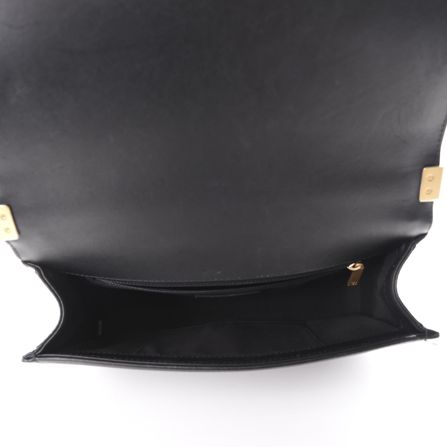 Chanel Calfskin Quilted New Medium Boy Top Handle Flap Black 7 of 10