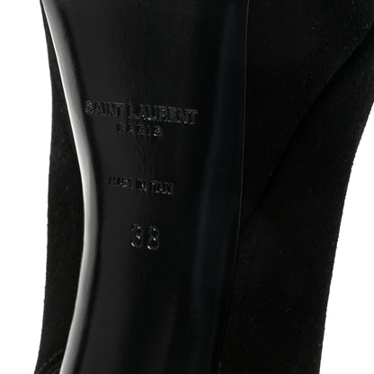 Saint Laurent Suede Vika 95 Chelsea Boot 38 Black 7 of 9