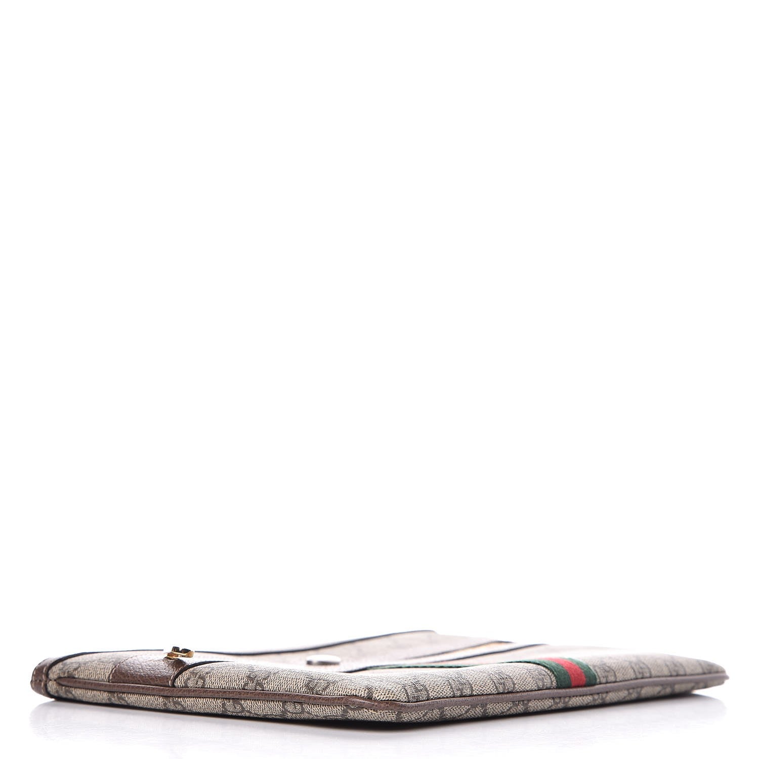 Gucci GG Supreme Monogram Large Ophidia Pouch Clutch Brown 4 of 8