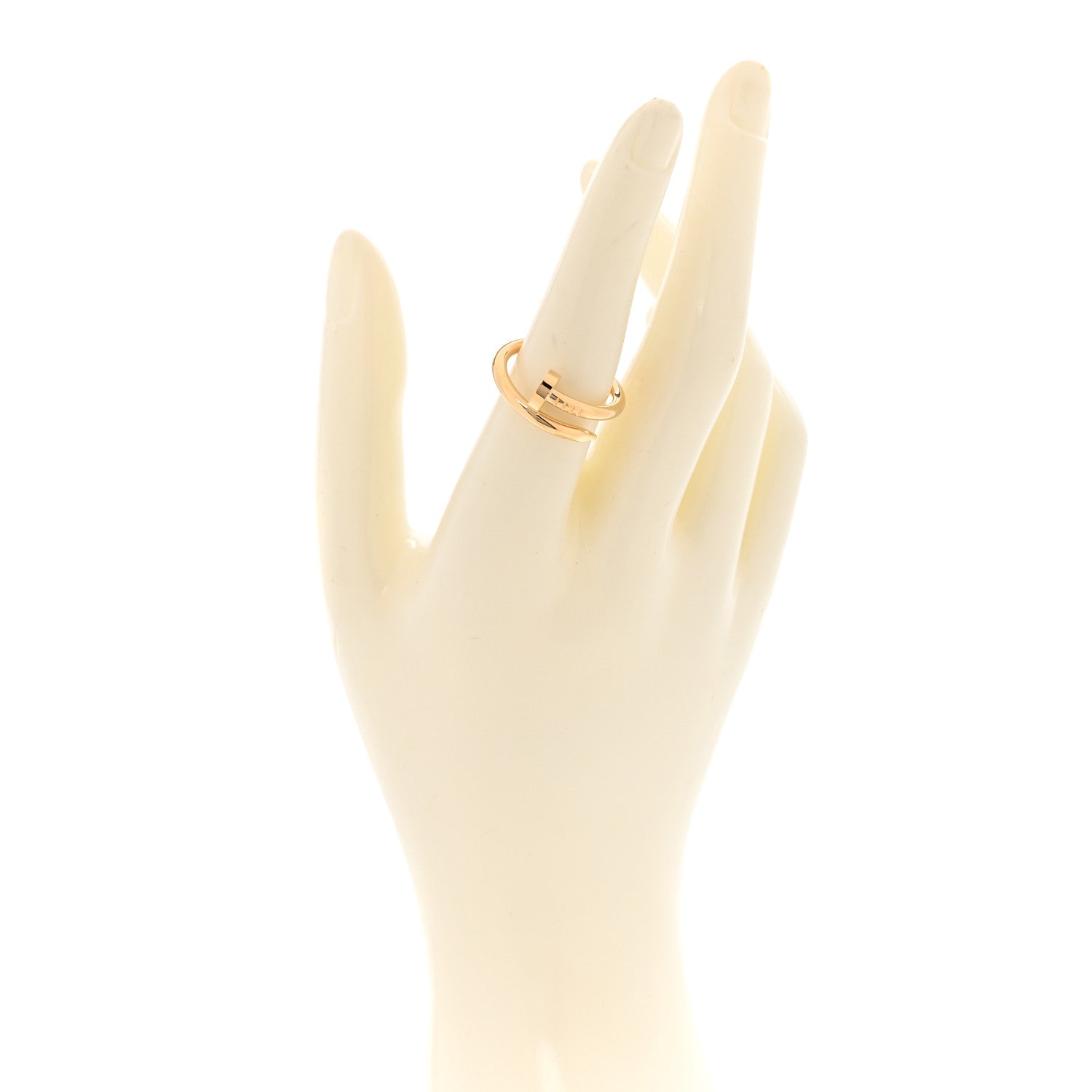 Cartier 18K Yellow Gold Juste Un Clou Ring 56 7.5 2 of 5