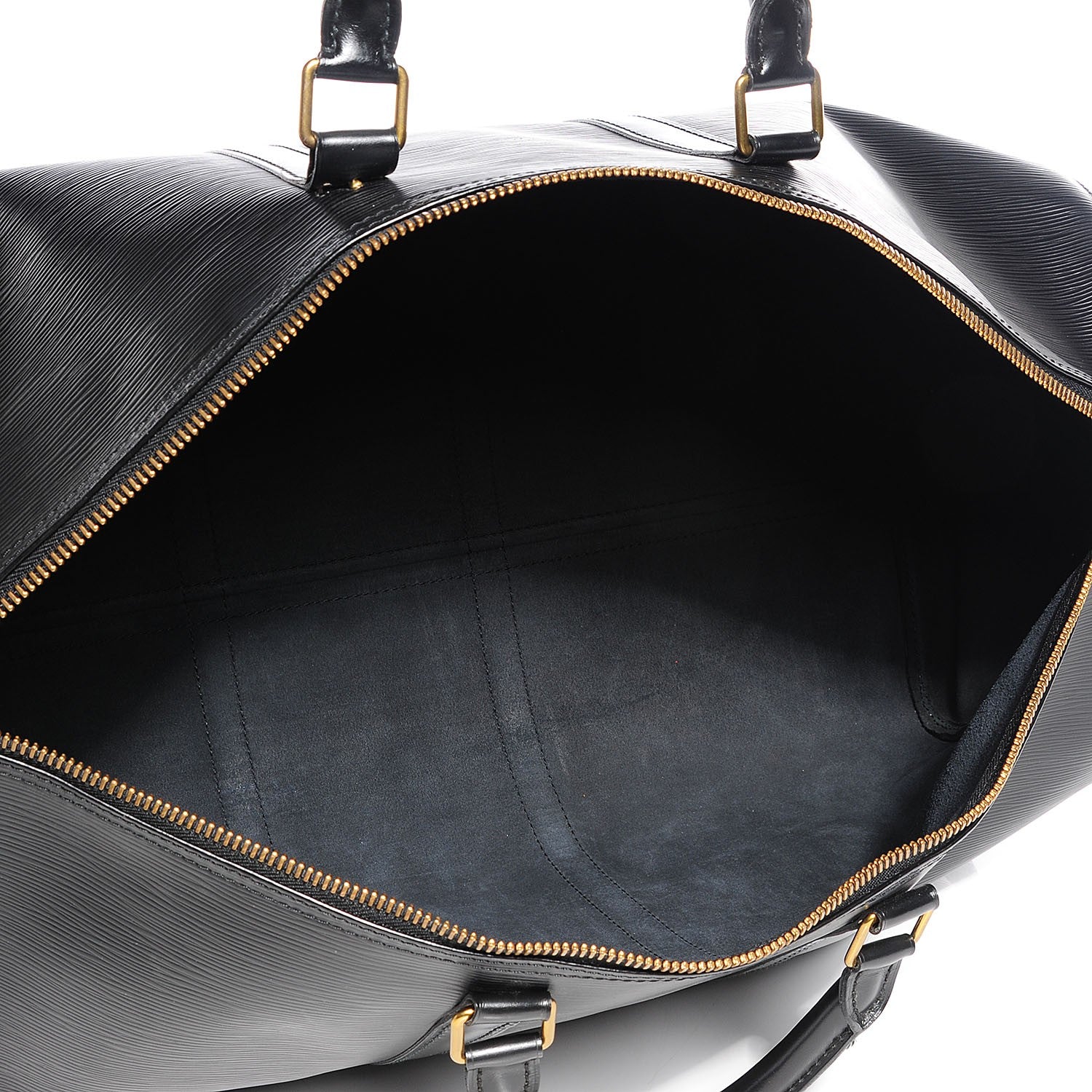 Louis Vuitton Epi Keepall 55 Black 4 of 7