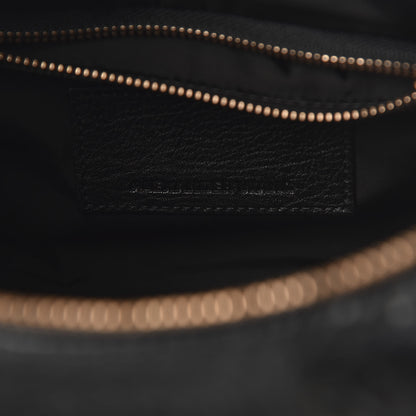 Alexander Wang Pebbled Lambskin Rockie Black Rose Gold Hardware 8 of 9