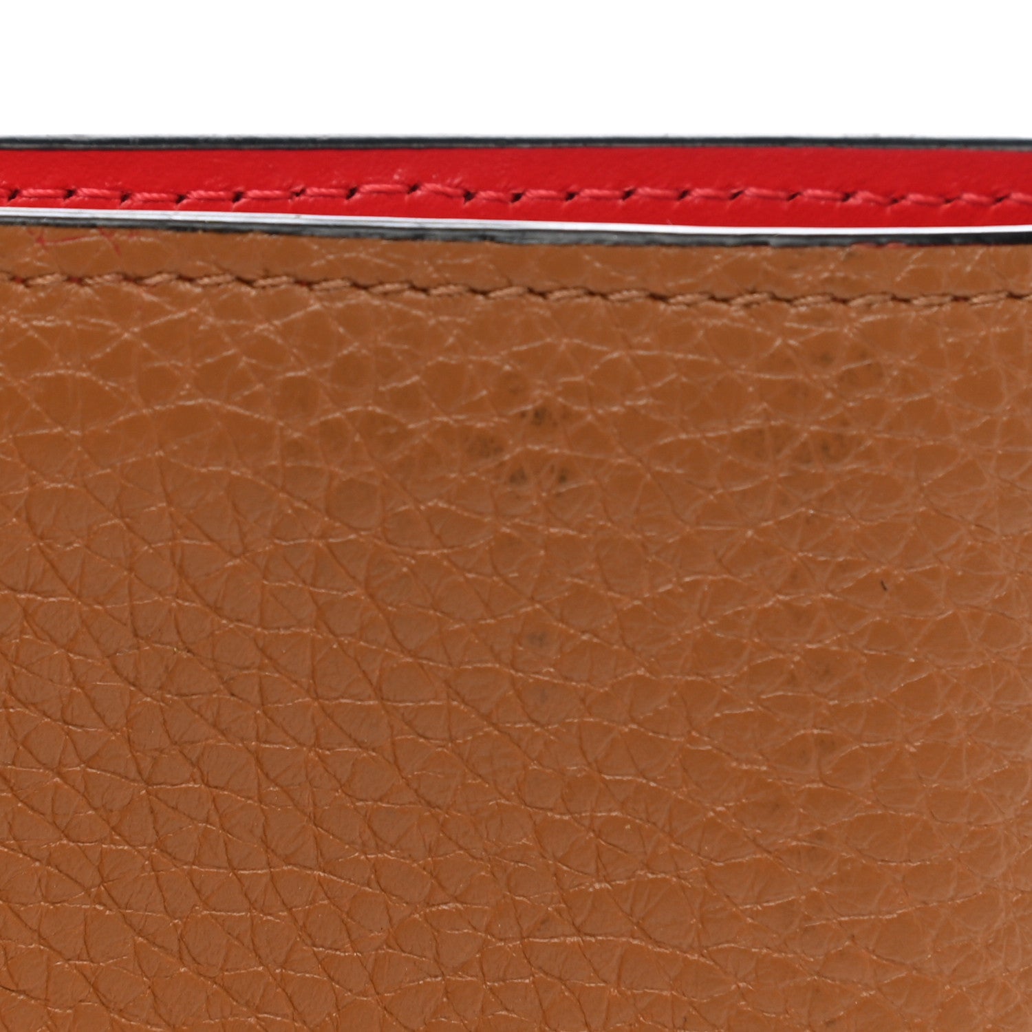 Christian Louboutin Grained Calfskin Star Studded Bi-Fold Wallet Nude Multimetal 9 of 11
