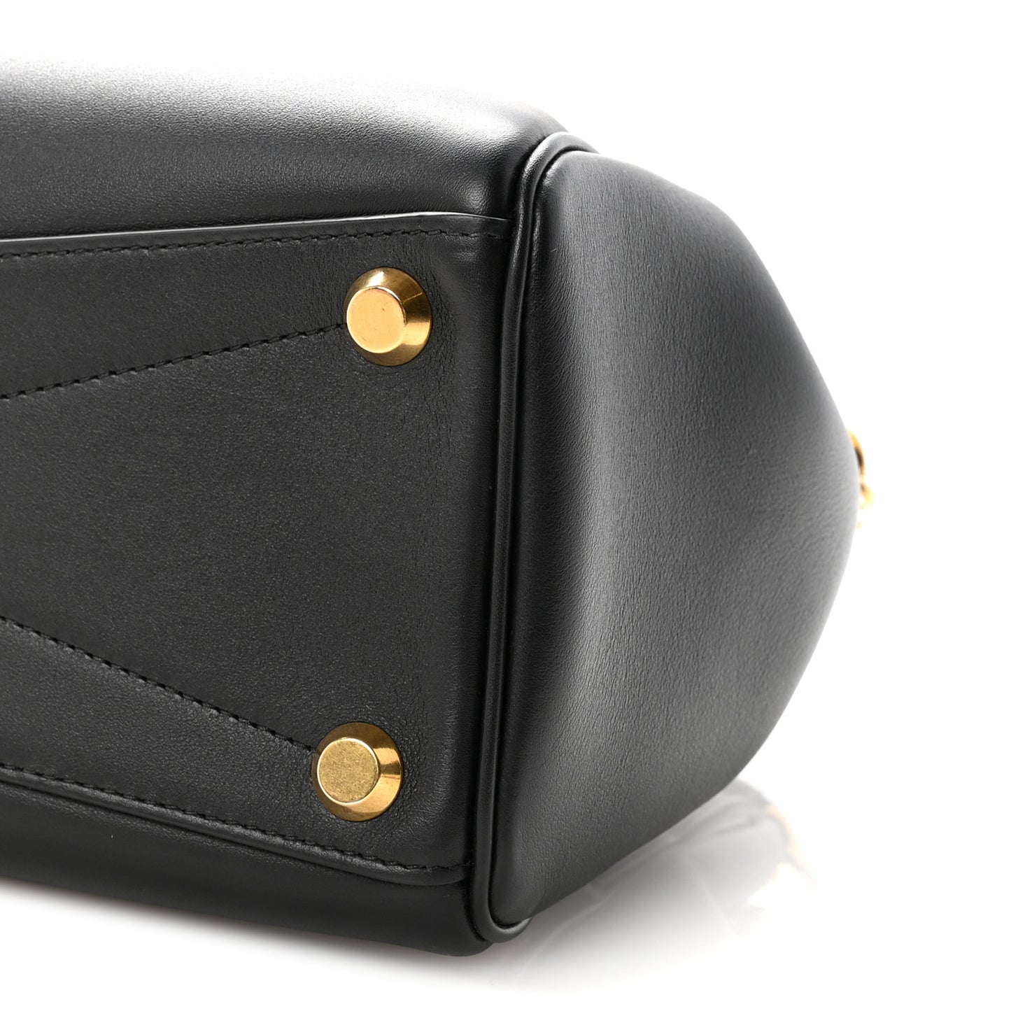 Smooth Calfskin Small Bel Air Carry All Bag Black
