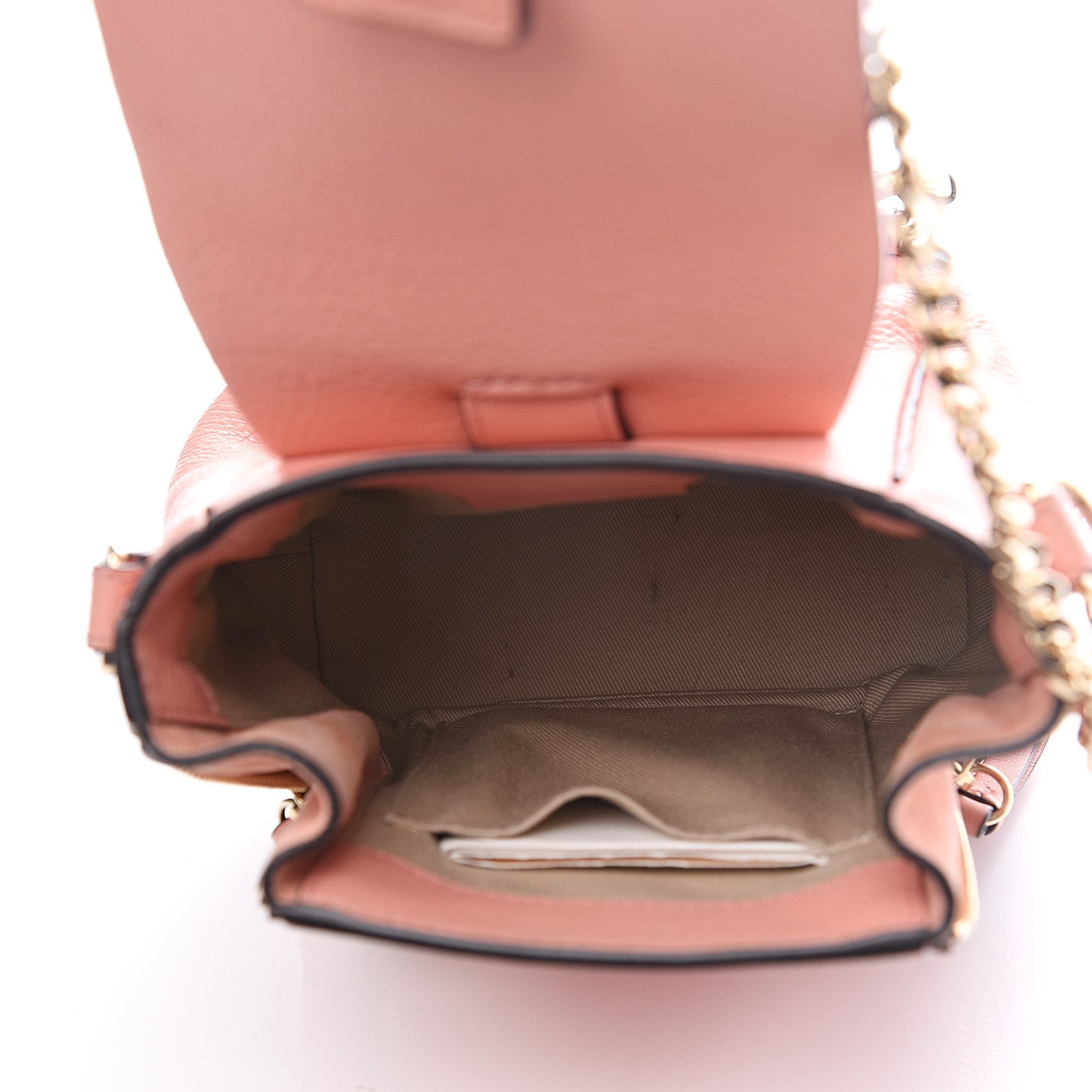 Chloe Suede Calfskin Mini Faye Backpack Ideal Blush 4 of 18