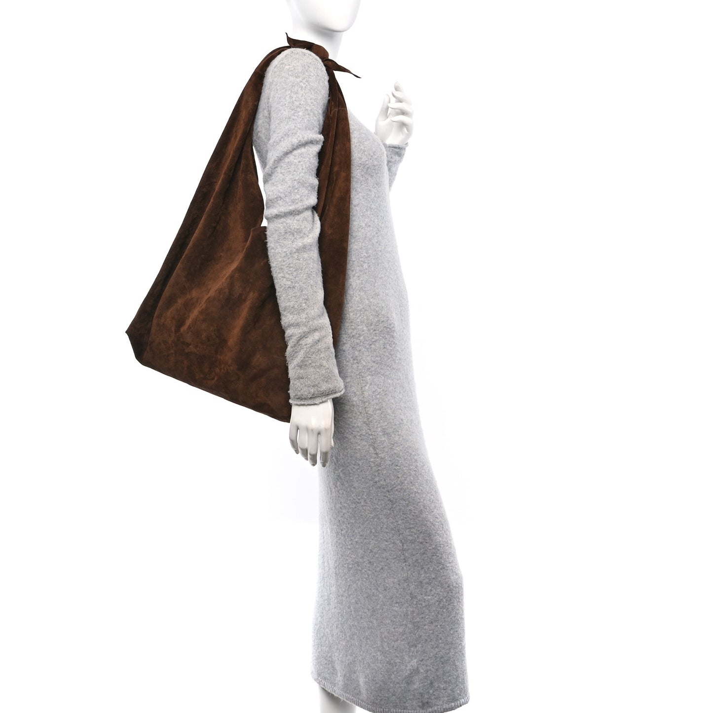 Suede Bindle Bag Espresso