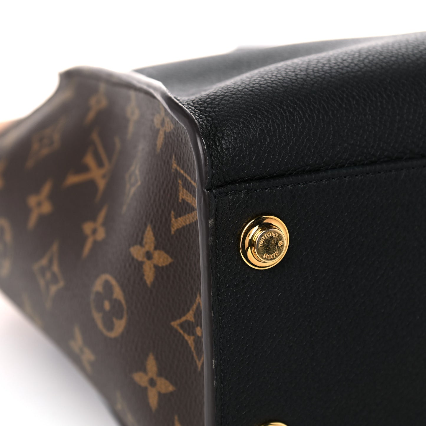 Calfskin Monogram On My Side Black