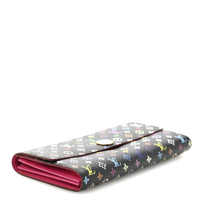 Louis Vuitton Monogram Multicolor Sarah Wallet Black Grenade 4 of 10