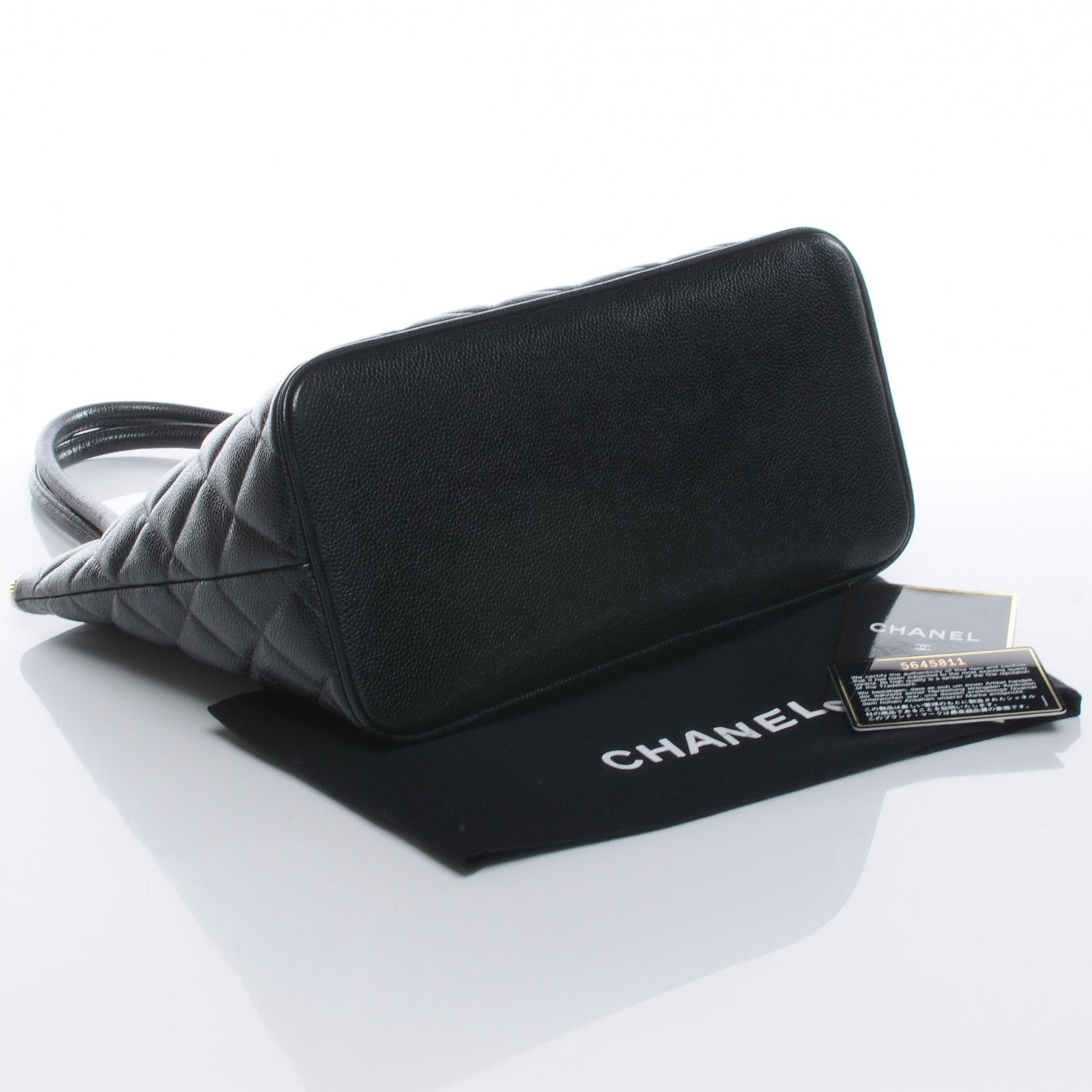 Chanel Caviar Medallion Tote Black 4 of 7