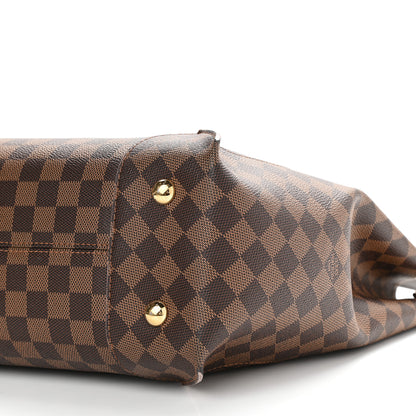 Louis Vuitton Damier Ebene Caissa Hobo Rose Ballerine 8 of 8