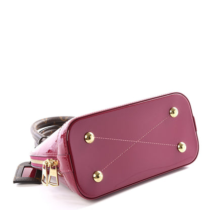 Louis Vuitton Patent Monogram Alma BB Magenta 3 of 13