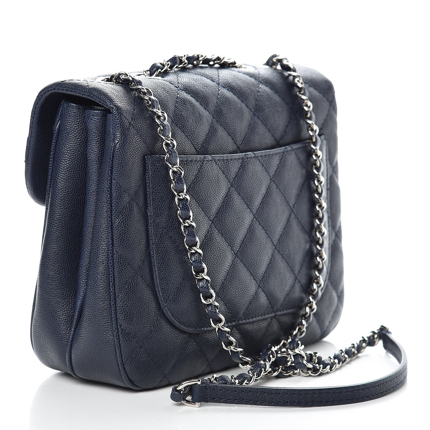 Chanel Caviar Quilted Medium Urban Companion Flap Navy 3 of 10