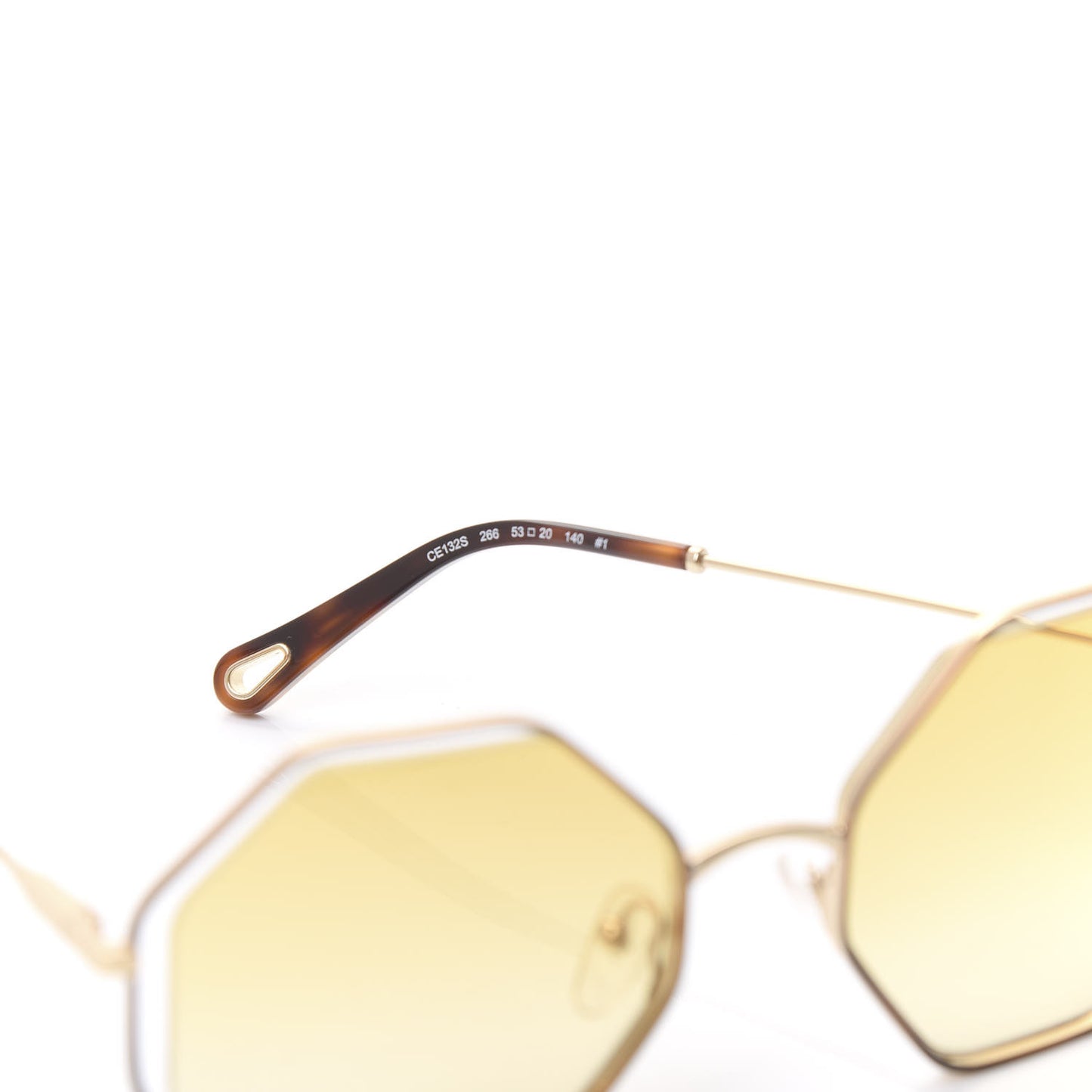 Octagonal Sunglasses CE132S Gold