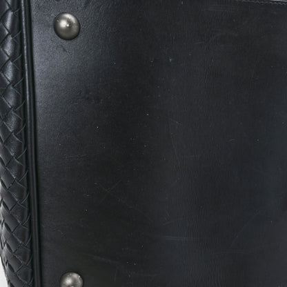Bottega Veneta Nappa Intrecciato VN Large Duffel Black 10 of 10
