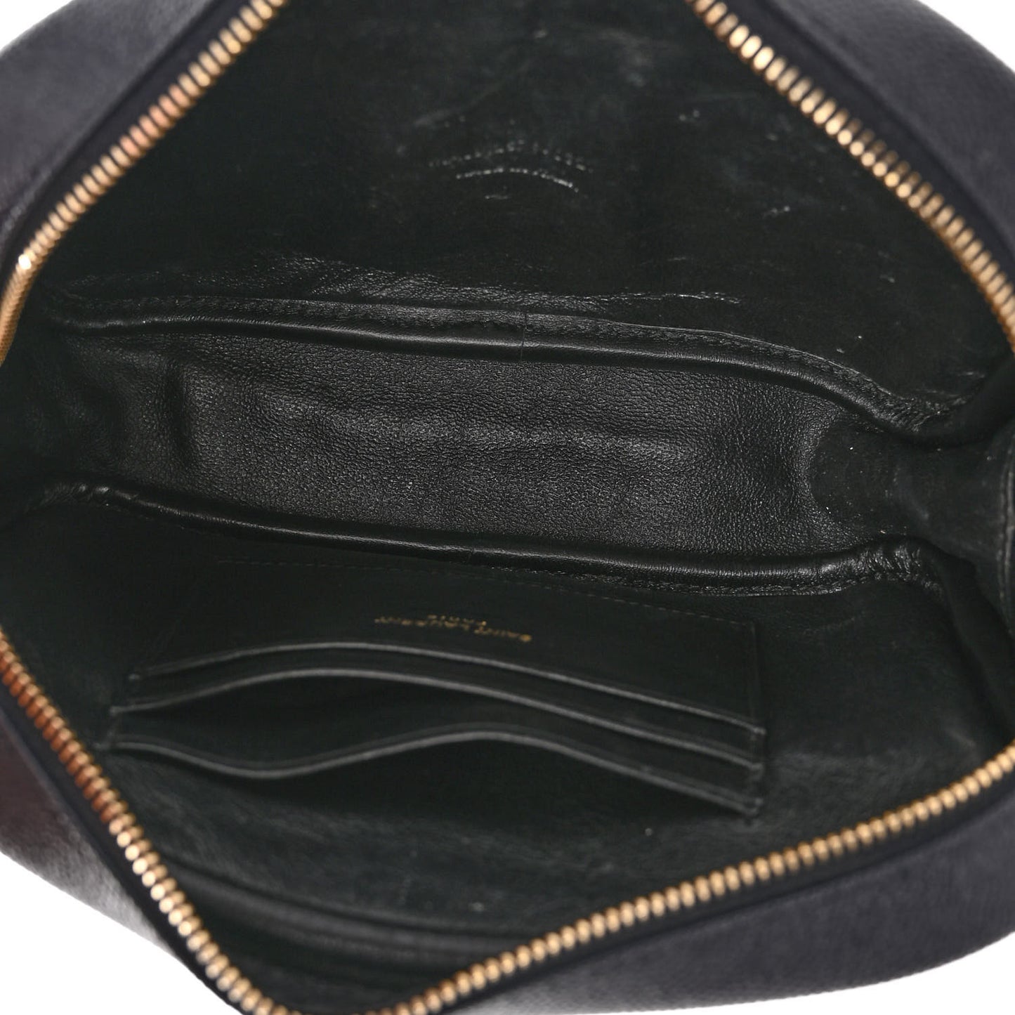 Grain De Poudre Matelasse Monogram Mini Lou Camera Bag Deep Marine