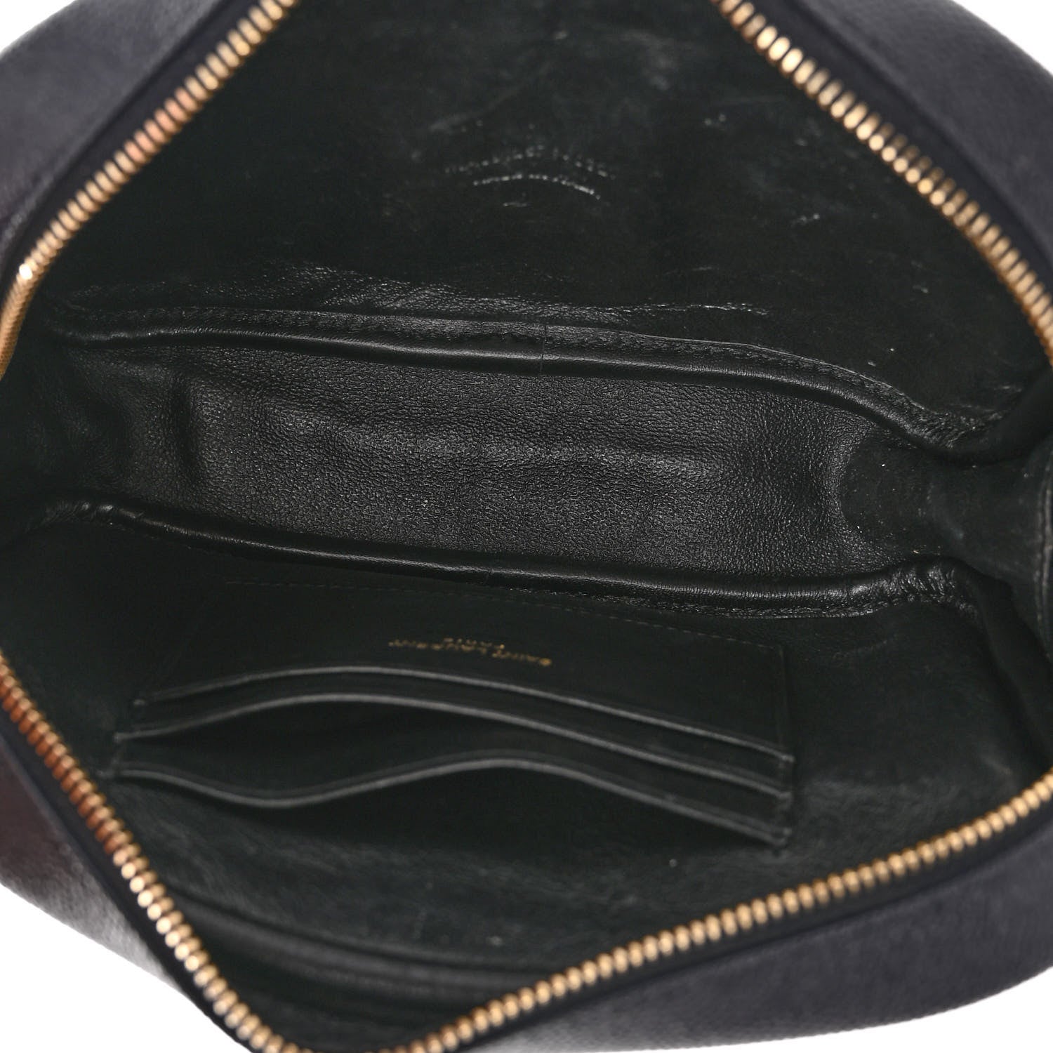 Saint Laurent Grain De Poudre Matelasse Monogram Mini Lou Camera Bag Deep Marine 5 of 11