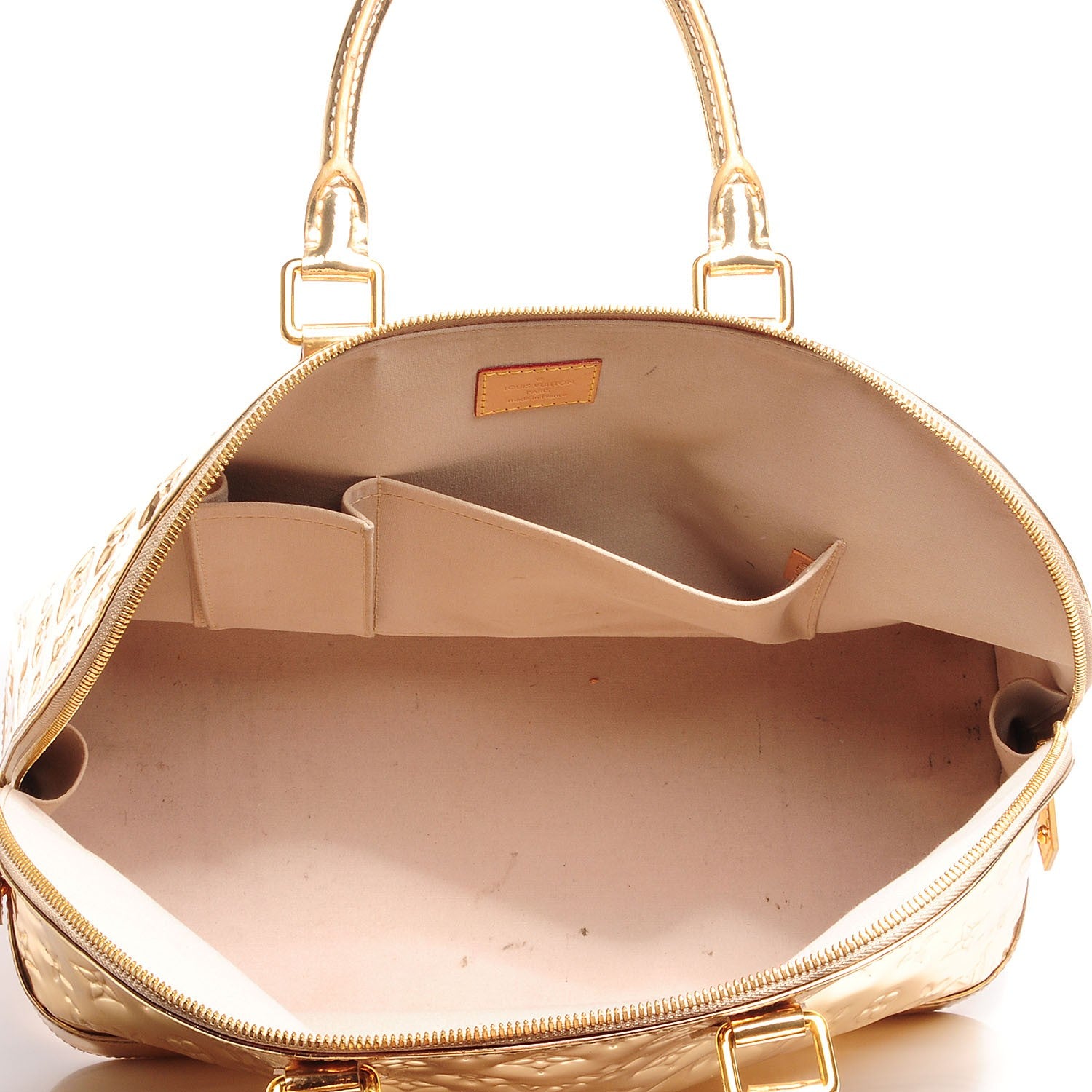 Louis Vuitton Monogram Miroir Alma MM Gold 7 of 7