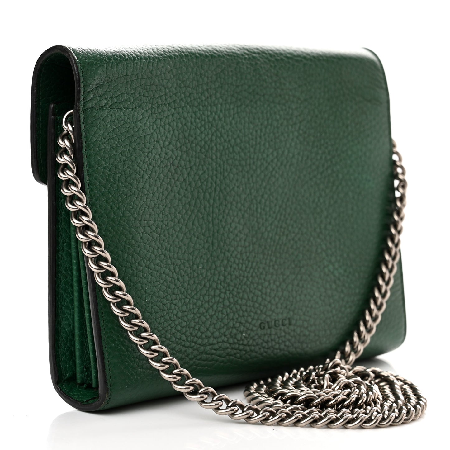 Calfskin Mini Dionysus Chain Wallet Emerald