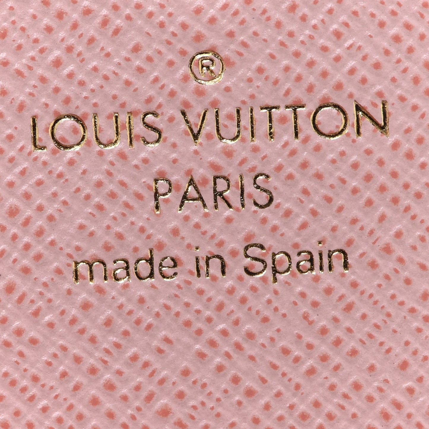 Damier Ebene Rosalie Coin Purse Rose Ballerine