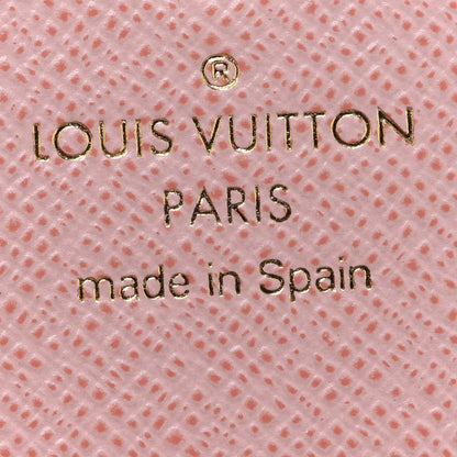 Louis Vuitton Damier Ebene Rosalie Coin Purse Rose Ballerine 6 of 7