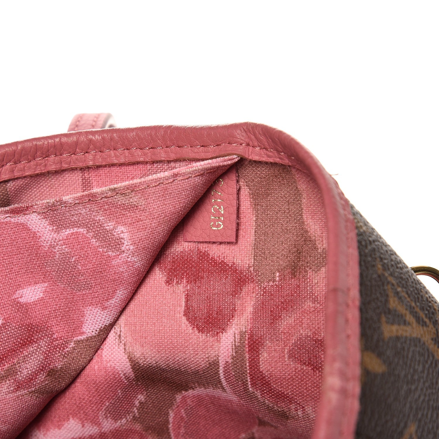 Louis Vuitton Monogram Articles de Voyage Ikat Neverfull MM Rose Velours 7 of 11