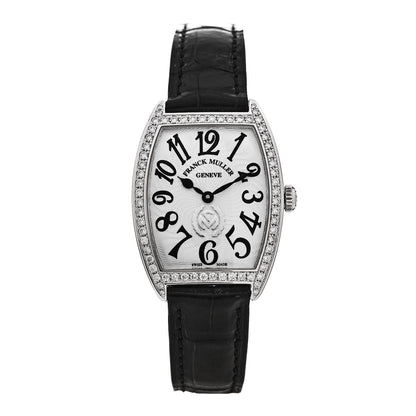 Franck Muller Stainless Steel Alligator Diamond Bezel 29mm Cintree Curvex Quartz Watch 7502QZDPFM6H 1 of 5