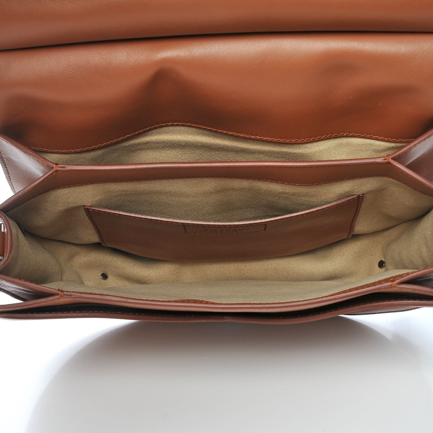 Givenchy Calfskin Infinity Saddle Bag Cognac 5 of 8