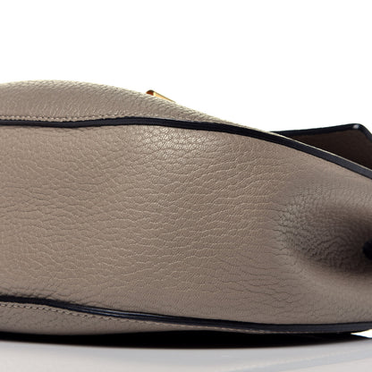 Chloe Grained Lambskin Drew Shoulder Bag Motty Grey 9 of 9