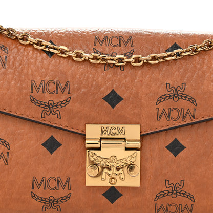 MCM Visetos Tracy Crossbody Cognac 7 of 11