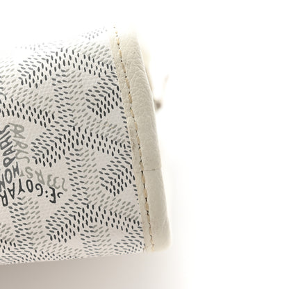 Goyard Goyardine Jouvence MM Toiletry Pouch White 8 of 11