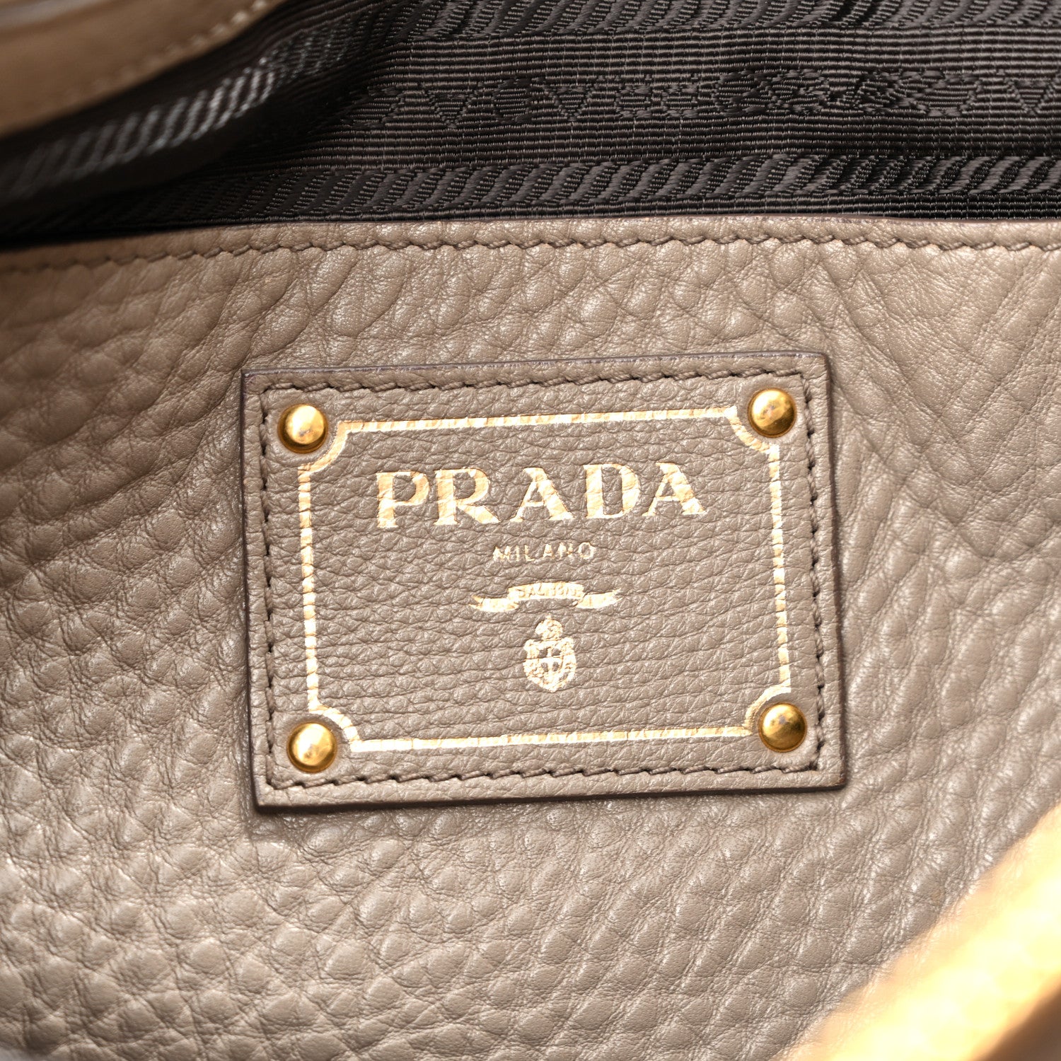 Prada Vitello Daino Tote Argilla 7 of 17