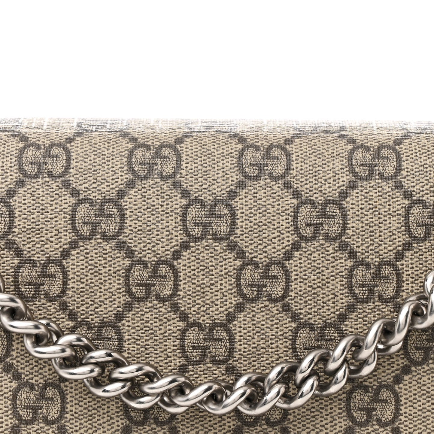 GG Supreme Monogram Medium Dionysus Shoulder Bag Taupe