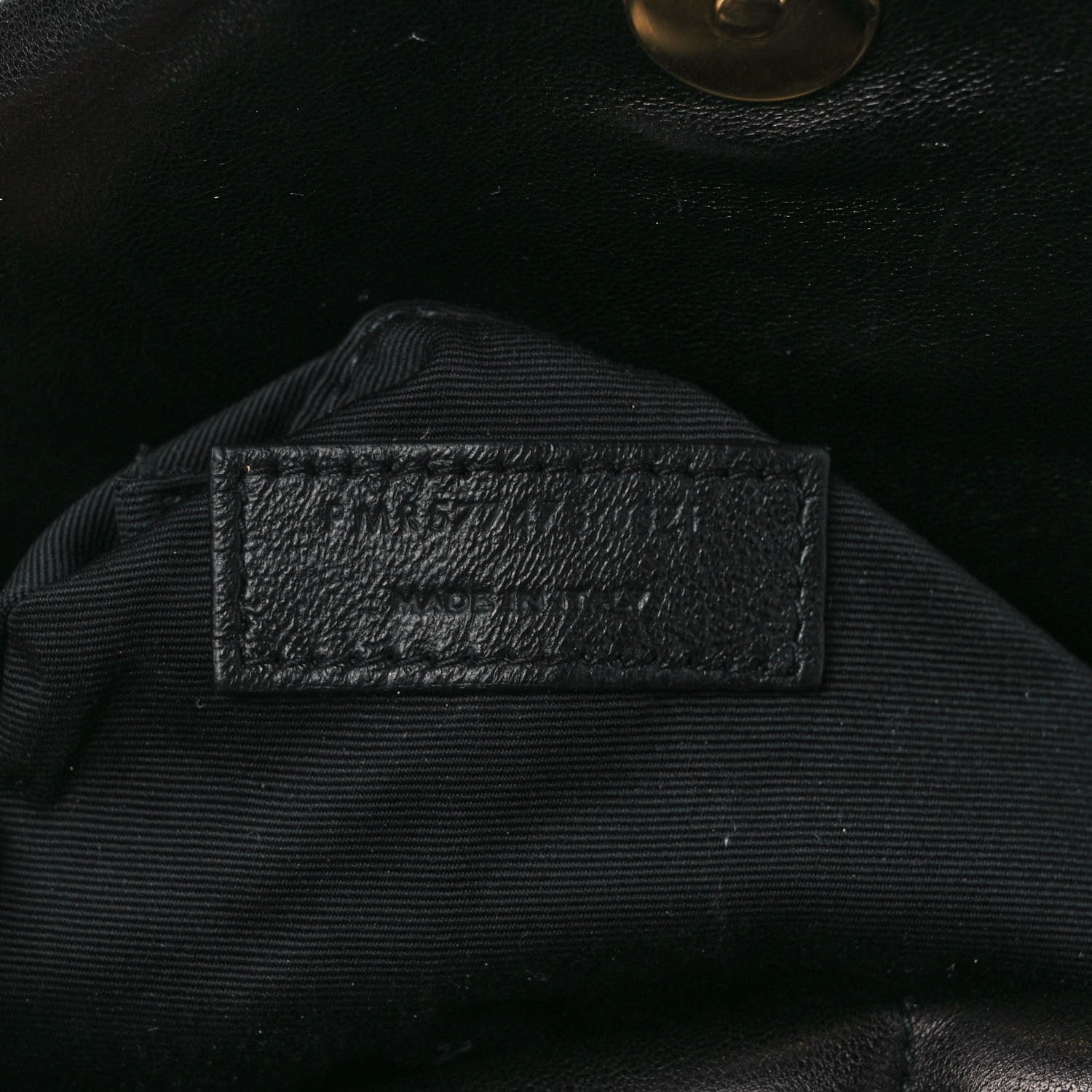 Saint Laurent Lambskin Quilted Medium Loulou Puffer Monogram Chain Satchel Black 11 of 12