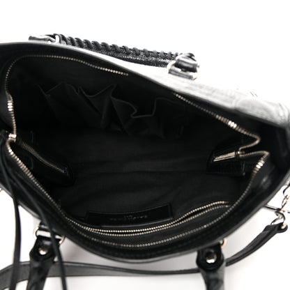 Balenciaga Chevre Silver Metallic Edge Hardware S City Black 5 of 12