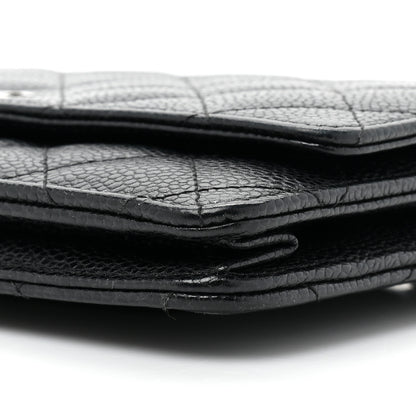 Chanel Caviar Quilted Wallet on Chain WOC Black 11 of 17