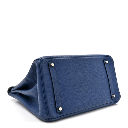 Hermes Togo Birkin 35 Bleu Thalassa 4 of 19