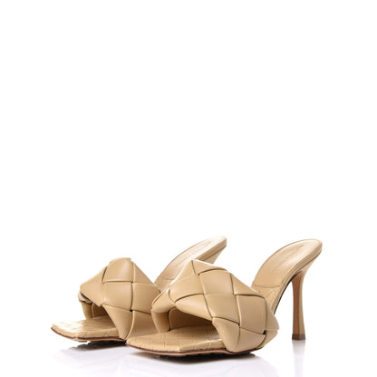Bottega Veneta Nappa Maxi Intrecciato Lido Mule Sandals 38 Bandage 3 of 8
