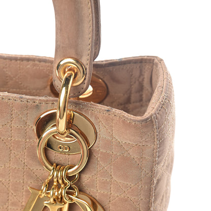 Christian Dior Nylon Cannage Medium Lady Dior Beige 9 of 13