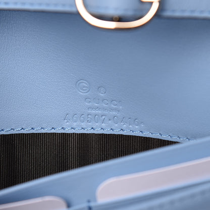 Gucci Microguccissima Crossbody Wallet Mineral Blue 8 of 9
