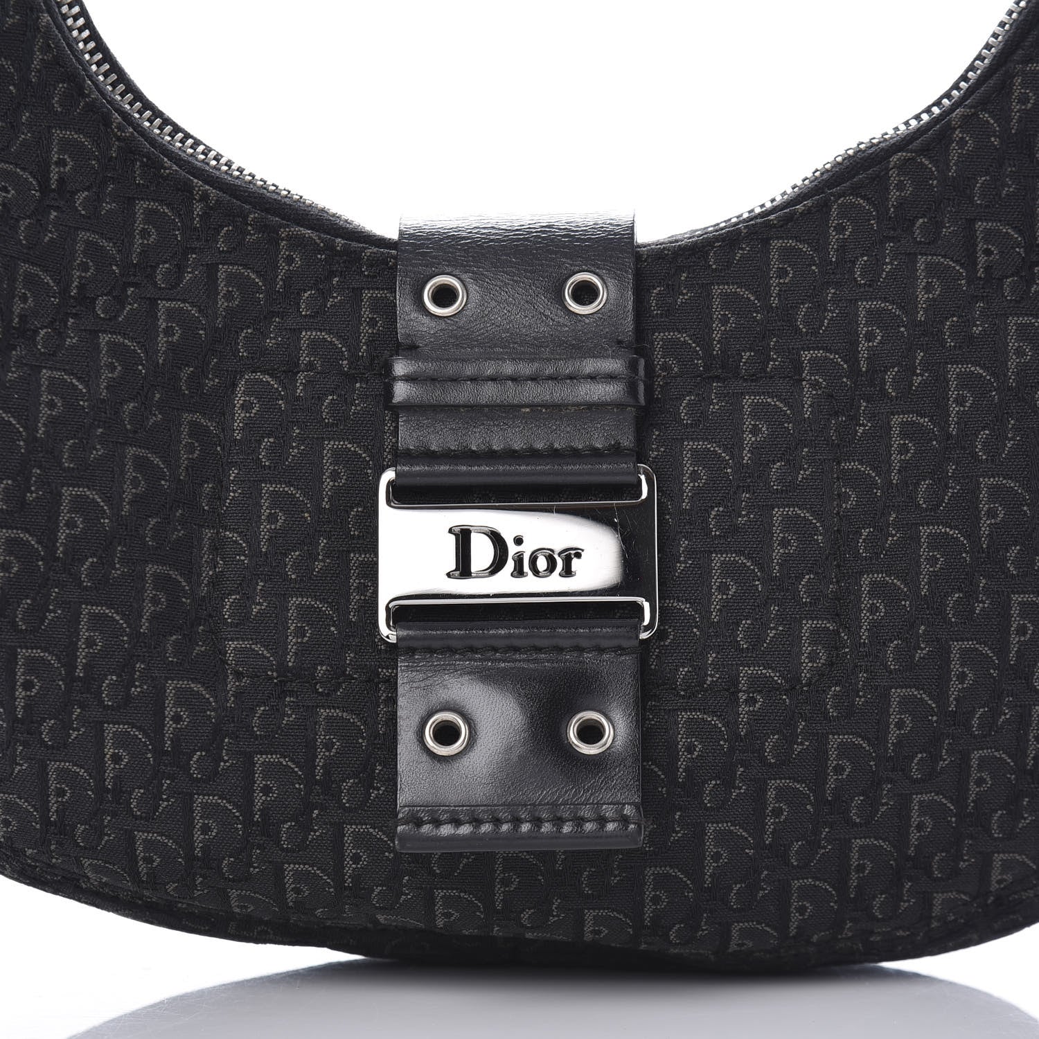 Christian Dior Monogram Street Chic Hobo Black 9 of 9