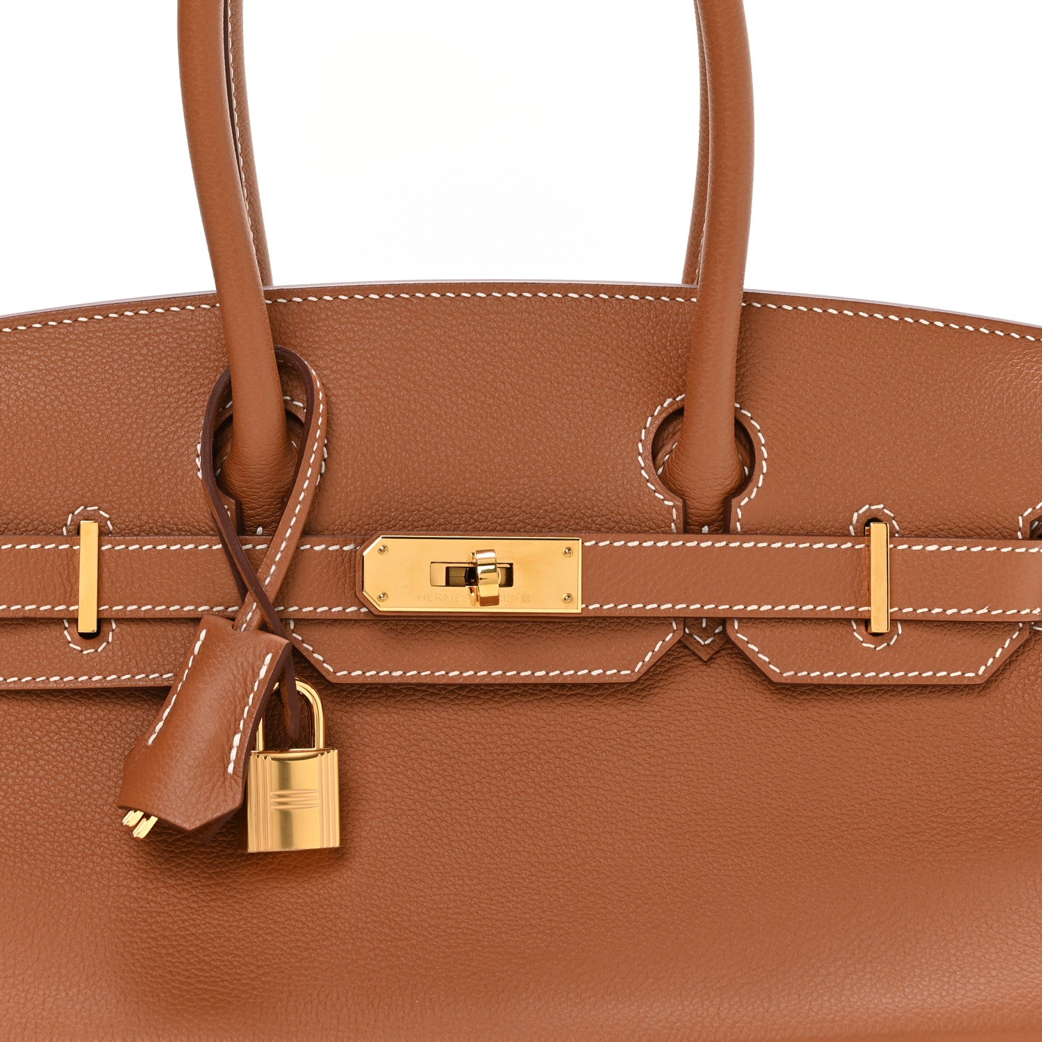Hermes Evercolor Shoulder Birkin Light 29 Gold 8 of 11