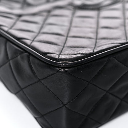 Chanel Lambskin Quilted CC Tassel Camera Case Black 9 of 20