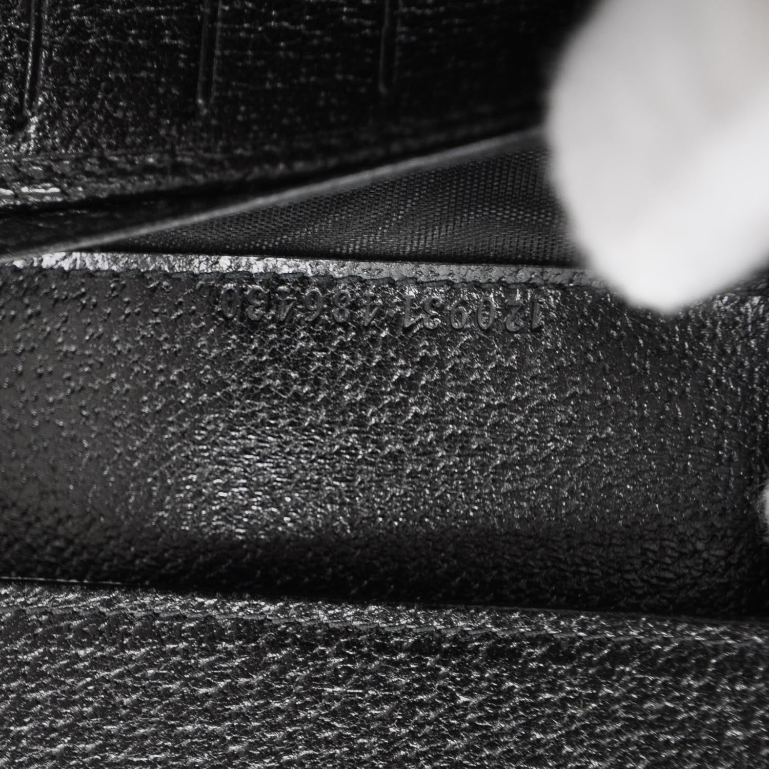 Gucci Monogram Eclipse Continental Wallet Black 7 of 8