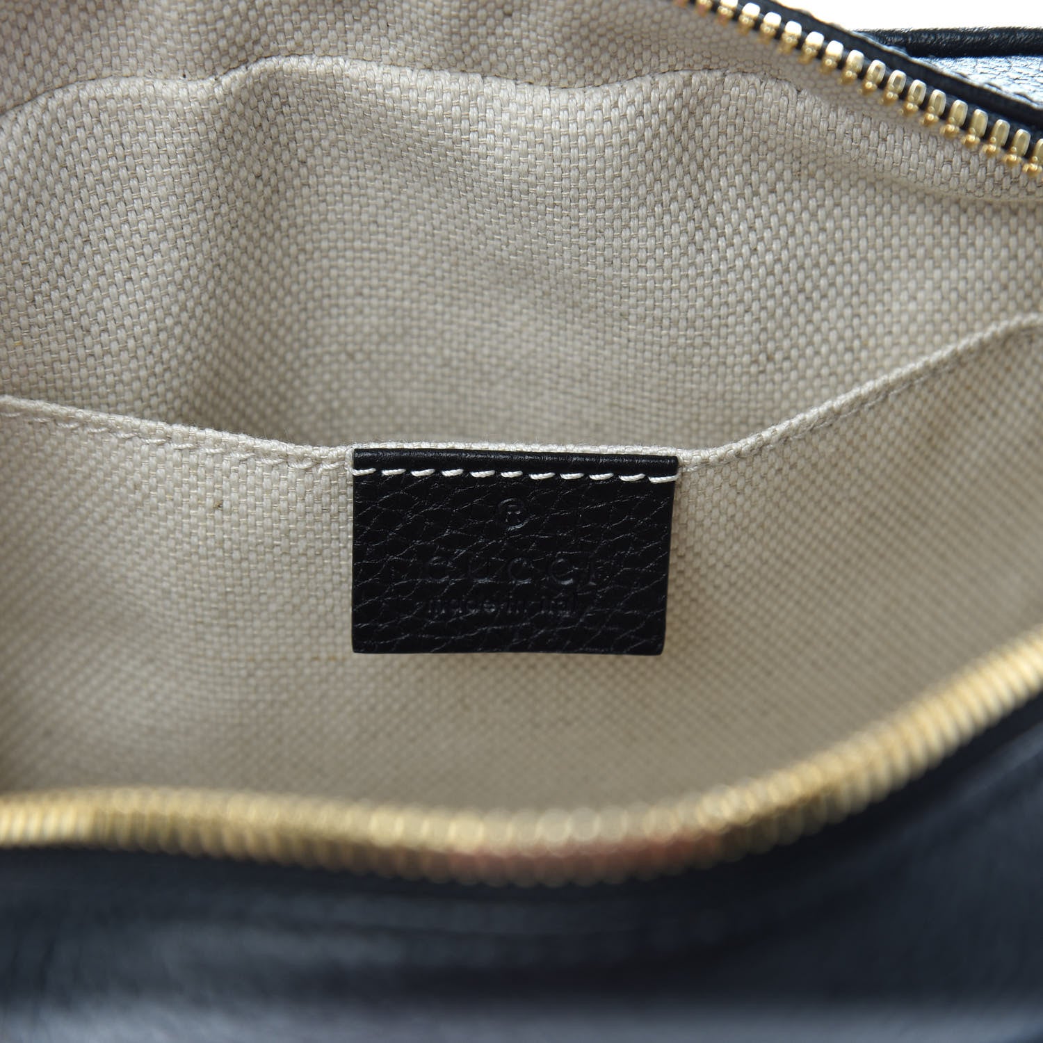 Gucci Pebbled Calfskin Small Soho Disco Bag Black 6 of 8